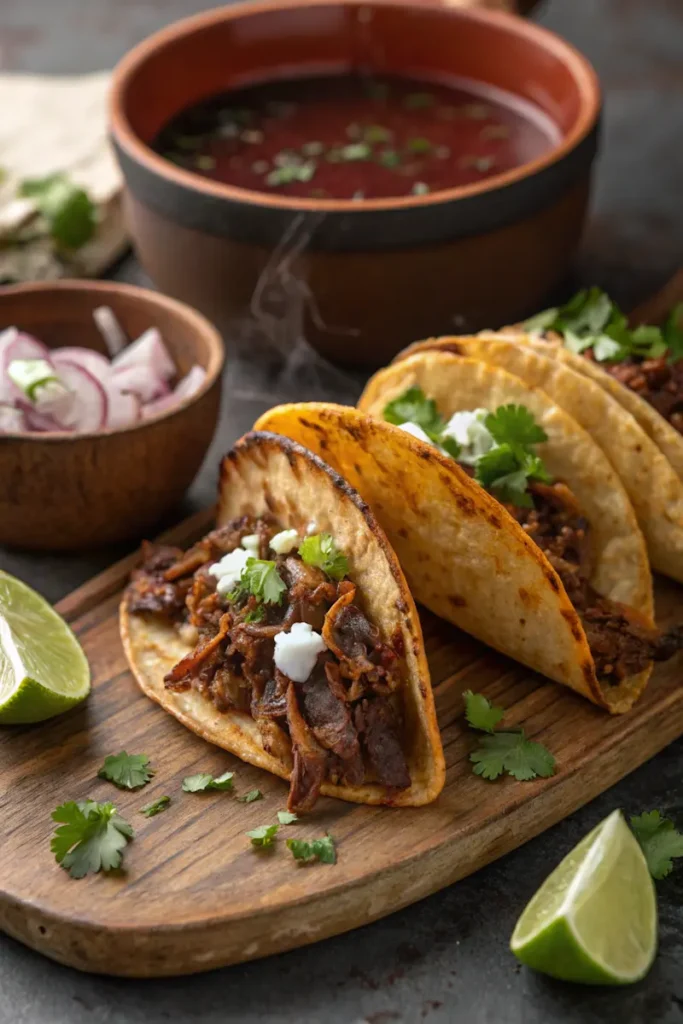 Is birria tacos beef or goat – crispy tacos with consommé