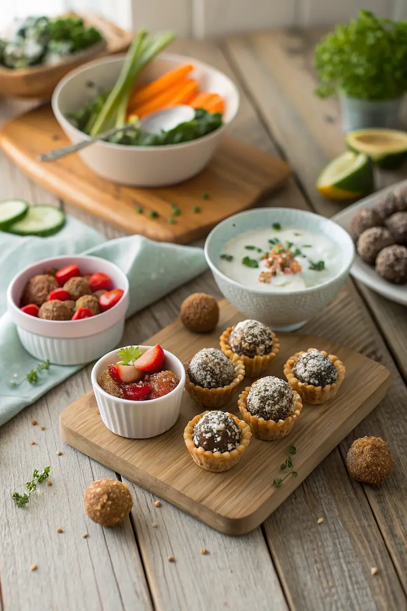 healthy food justalittlebite mini meals on table