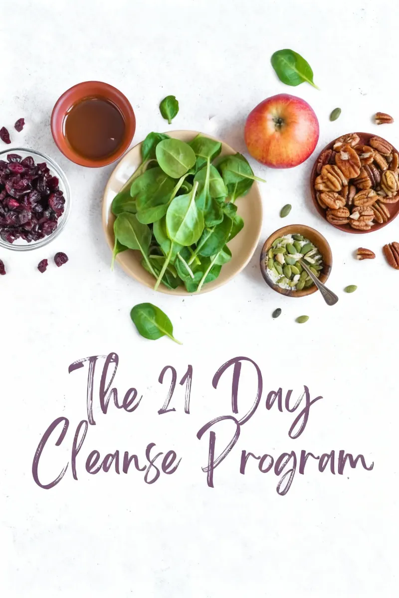 ingredients for 21 day cleanse program