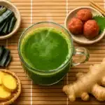 Japanese Mounjaro recipe with matcha kombu ginger umeboshi weight loss drink