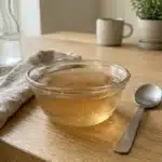 truque da gelatina Dr. Juan Rivera em tigela de vidro com preparo caseiro simples.